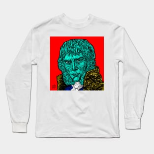 CASPAR DAVID FRIEDRICH ink and acrylic portrait Long Sleeve T-Shirt